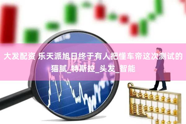 大发配资 乐天派旭日终于有人把懂车帝这次测试的猫腻_特斯拉_头发_智能